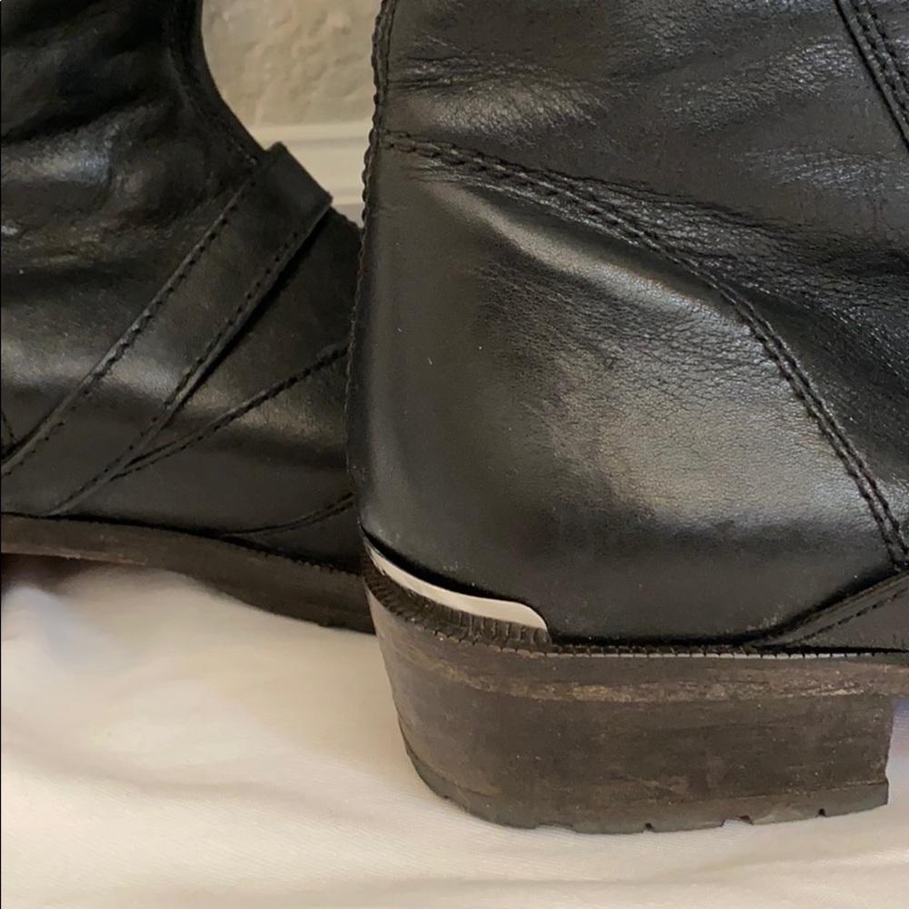 Coach Lawrencia Tumbled Glazed Riding Boots - Picture 4 of 13